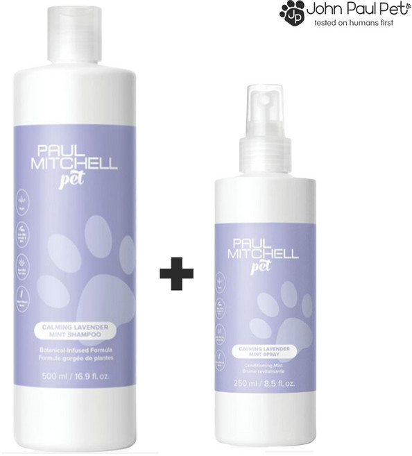 존폴펫 라벤더민트 카밍 샴푸 500ml+스프레이 250ml 세트, 1개