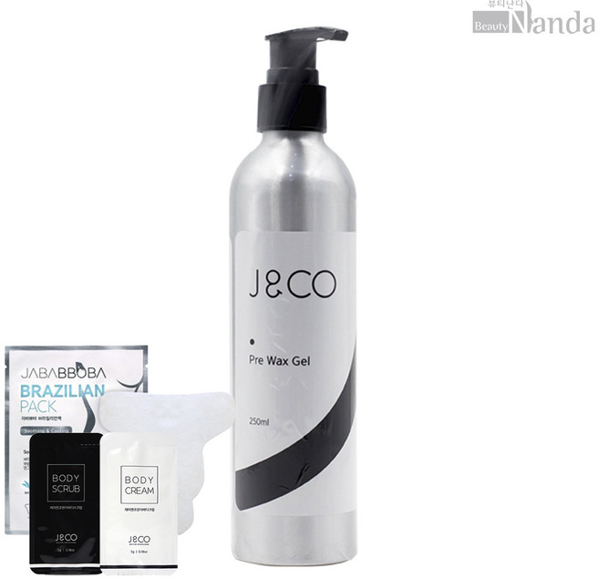 제이엔코 J&CO 프리 왁싱 전처리제 제모 왁싱재료 부자재, 제이엔코 프리 왁스 젤, 1개, 250ml
