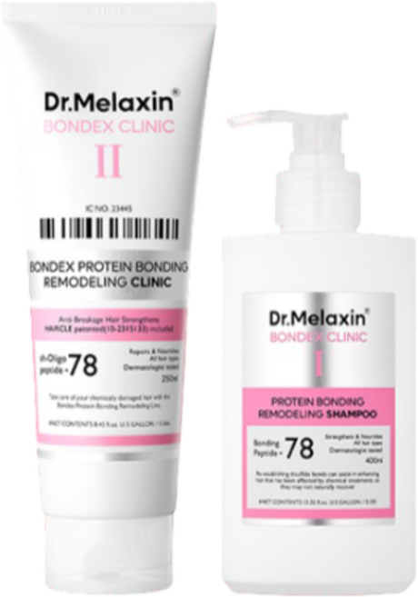 닥터멜라신 본덱스 단백질 결합 리모델링 클리닉&샴푸 2종 세트 (클리닉 1개+샴푸 1개), 1세트, 250ml