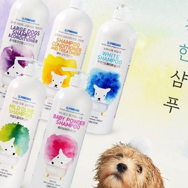 그루밍 헤어클렌저 샴푸 강아지 청결한 목욕샴푸 반려동물 화이트닝 애견 92839EA 1(PC), 1개