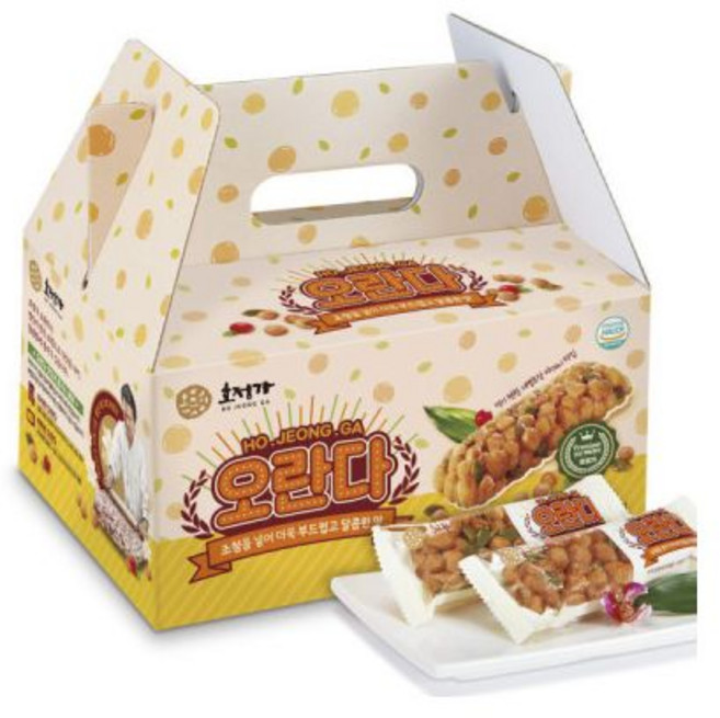 호정가 흑임자도나스 (16개입) / 고소한 풍미의 달콤 촉촉한 옛날과자, 1