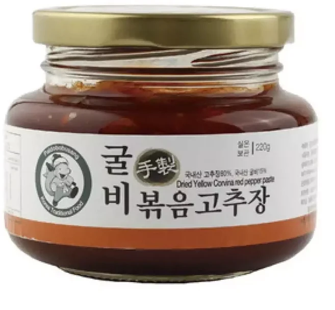 굴비 볶음고추장 비빔밥 양념장 매콤 감칠맛 밥반찬 다용도 460g 선물용, 1개