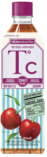티도씨 체리 아이스티, 500ml, 6개