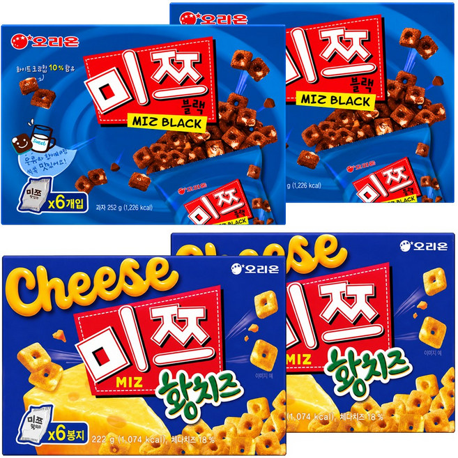 10위 - (미쯔2종세트) 황치즈+블랙 948g (222g)+(252g)