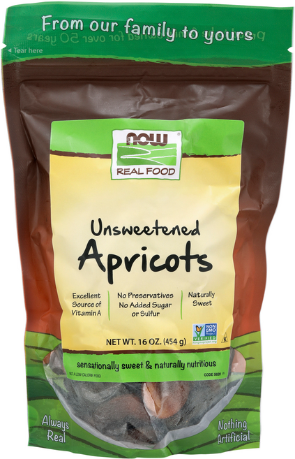 나우푸드 언스위튼드 애프리콧, 454g, 1개