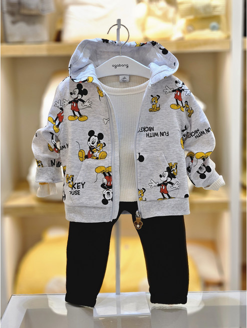 아가방 미키마우스 퍼피후드집업상하세트 79s523003 대전세이브존 아가방 선물포장 예쁘게 해드릴게요