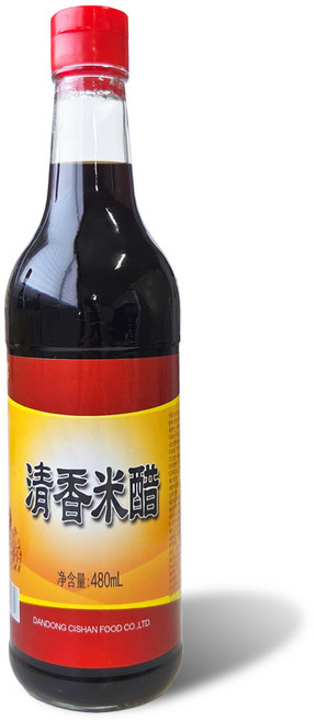 차마요 청향 쌀식초 480ml 미추 발효 중국 식초 만두 맛술 미림, 12개