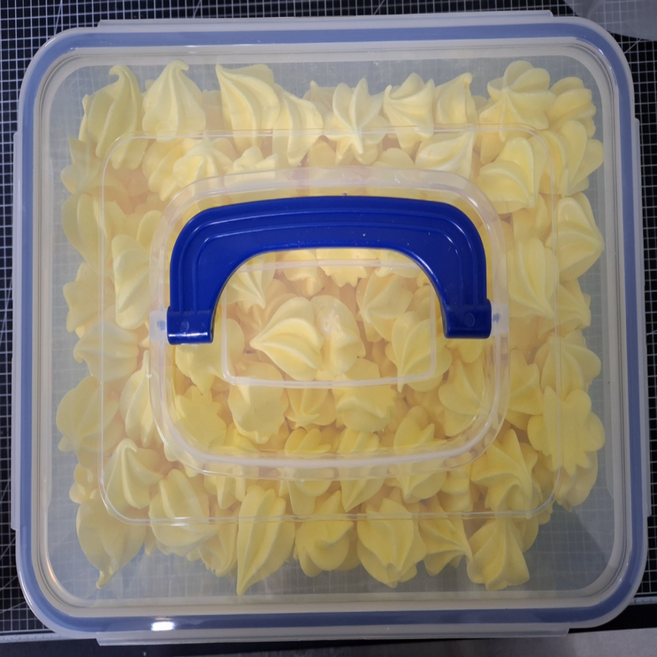 하루쿠키 바나나 수제 머랭 쿠키 소분용 대용량 류치원간식 학교급식용 어린이선물, 300g, 1개