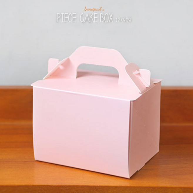 조각케익상자 (소) 앞열림1290 (핑크), 1개