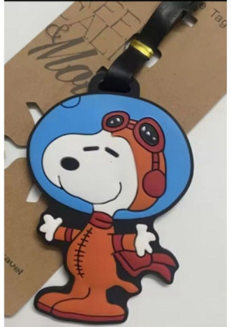 스누피 캐리어네임택 러기지택 수화물이름표