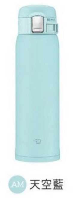 象印 480ml超輕量OneTouch不鏽鋼保溫杯 SM-SF48, 1個, 天空藍, 480ml