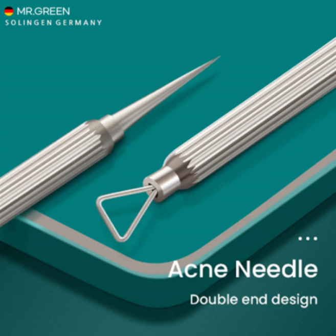 [미스터그린 공식몰] 여드름압출기 핀셋세트 독일 의료용스테인레스 뾰로지 예리하고 안전한압출기 MR-2178, 1개, MR-2178(압출기)