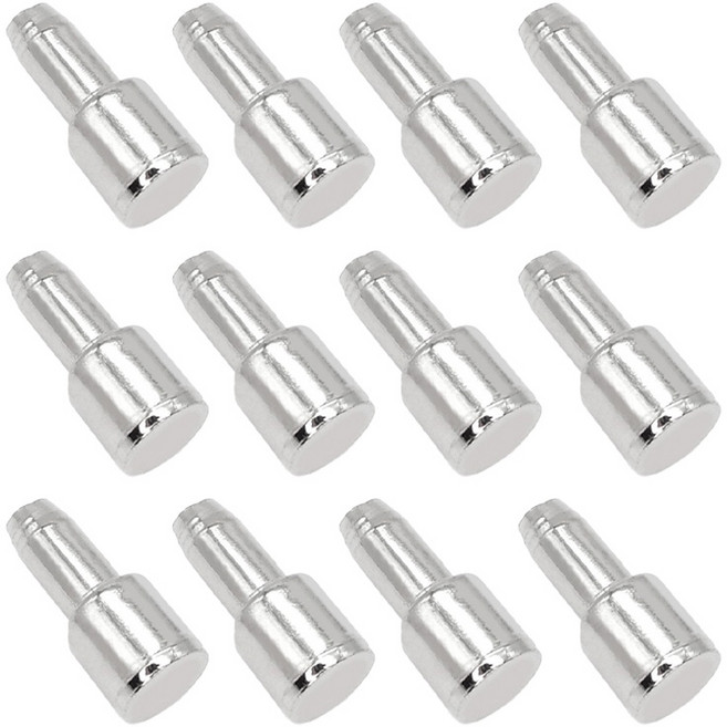 아이베란다 핀다보 선반 받침 브라켓 철물 4.75x17mm, 12개, 실버