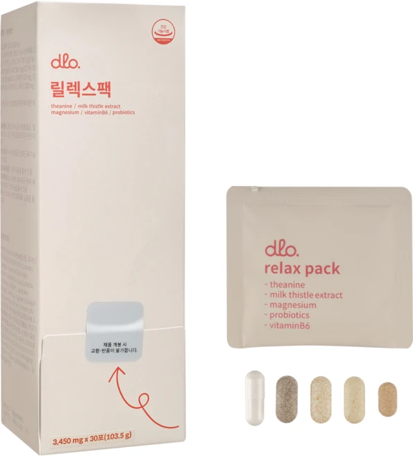디엘오 릴렉스팩, 1박스, 30회분 - 쿠팡