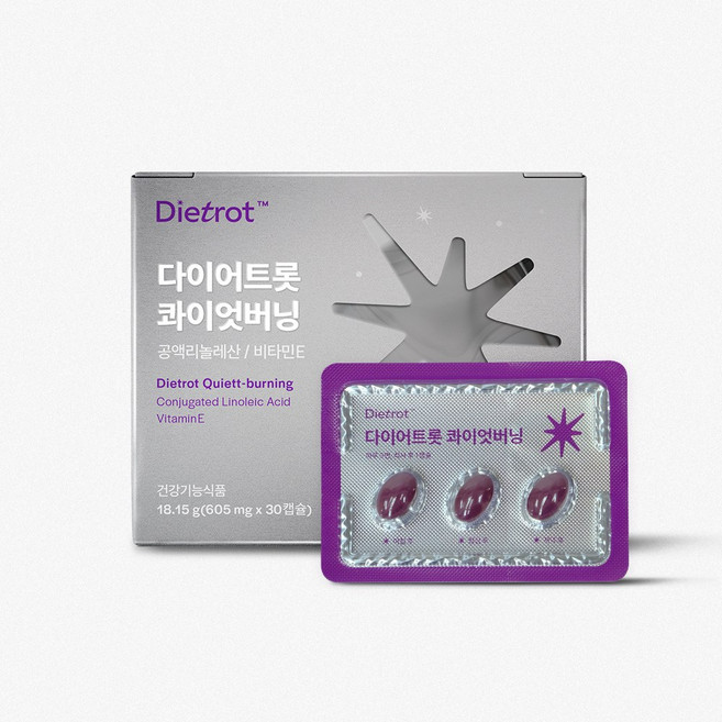 다이어트롯 콰이엇버닝 다이어트 보조제, 1개, 30정