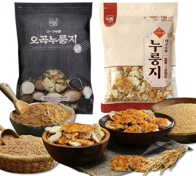 [TV방송] 미식본가 오곡 파로 누룽지[HACCP인증], 530g, 8개