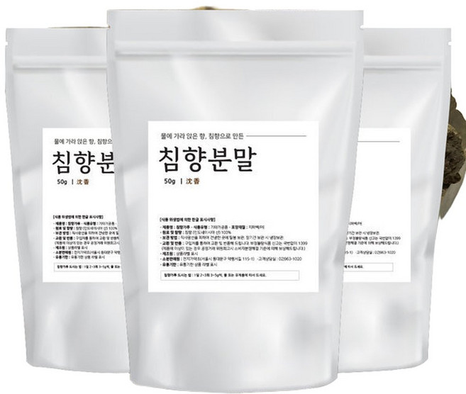 침향 분말 150g (50gX3팩), 3개, 50g