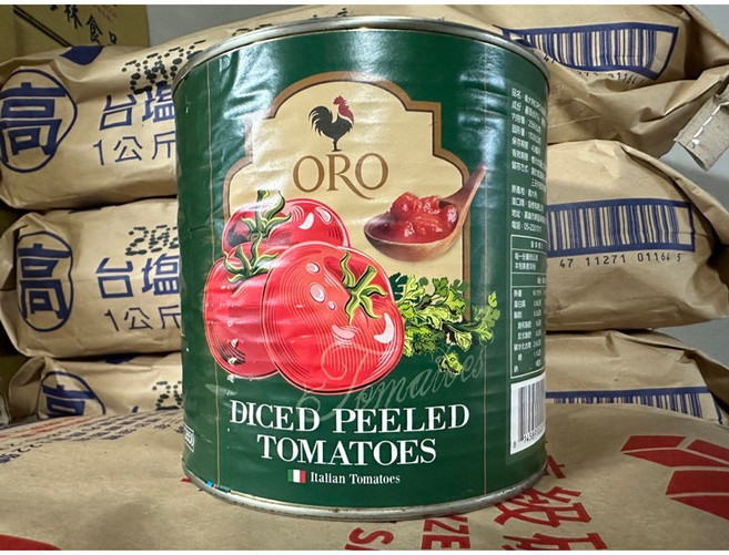 ORO 義大利進口 去皮切丁番茄, 1個