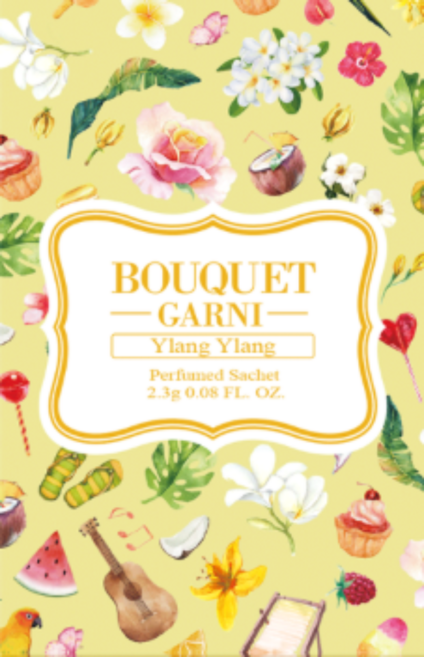 부케가르니 퍼퓸드 샤쉐 옷장방향제 일랑일랑 본품, 2.3g, 10개, 1 SCENT / 일랑일랑