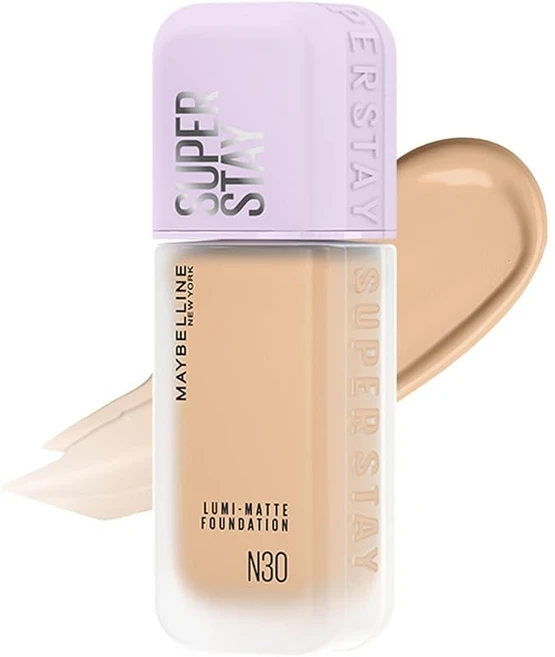 MAYBELLINE SUPER SAY 메이블린 슈퍼스테이 루미매트 리퀴드 파운데이션, N30 내츄럴 중간색, 1개 - 쿠팡