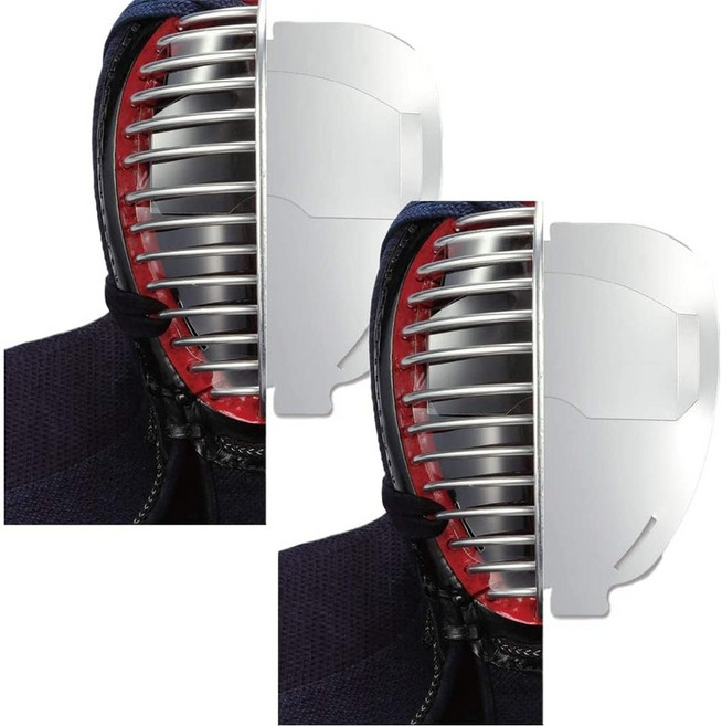 일본 팔코트 검도용 안면보호쉴드 광촉매 코팅 김서림방지 정규품, 2개, 1개