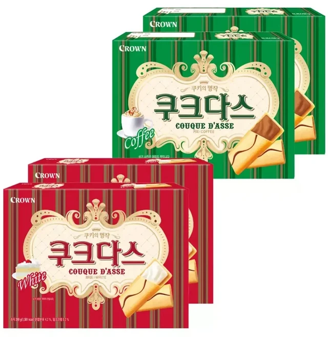 쿠크다스 화이트 토르테 289g 2p + 커피289g 2p, 1개