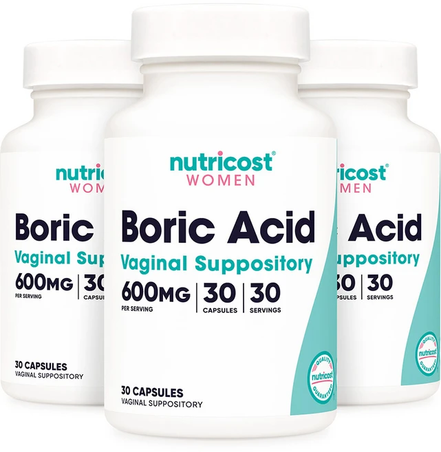 뉴트리코스트 여성 붕산 좌약 600mg 30회분 3병, 30정, 3개 - 쿠팡