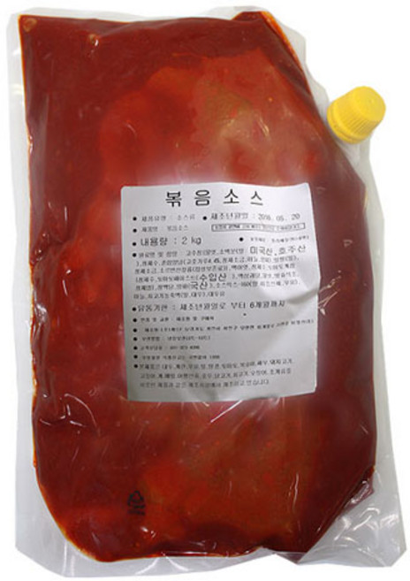 (무)(냉장)(냉장)볶음소스(소스텍 2kg), 6개, 2kg