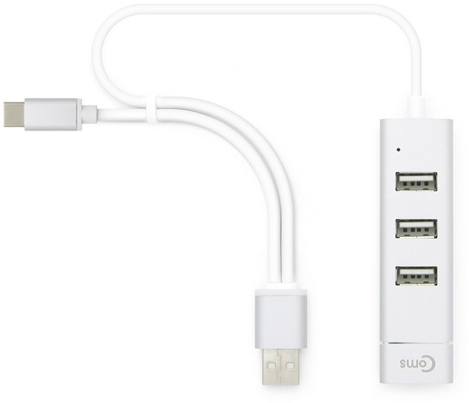 (COMS) USB 3.1 타입C 3포트허브 + 랜 컨버터/CT521 CT521
