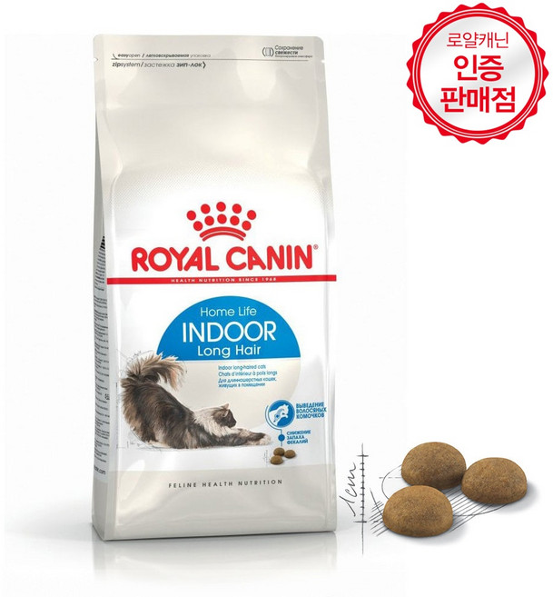 로얄캐닌 고양이 사료 인도어롱헤어, 혼합맛, 10kg, 1개