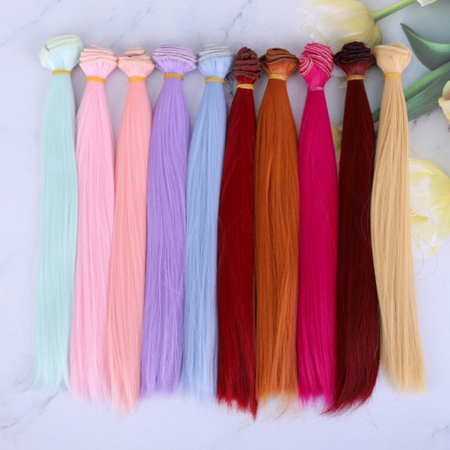 짱패브릭 인형) 25cm 고열사 스트링헤어/식모 스트링원사/가발원사-51color, 26, 1개