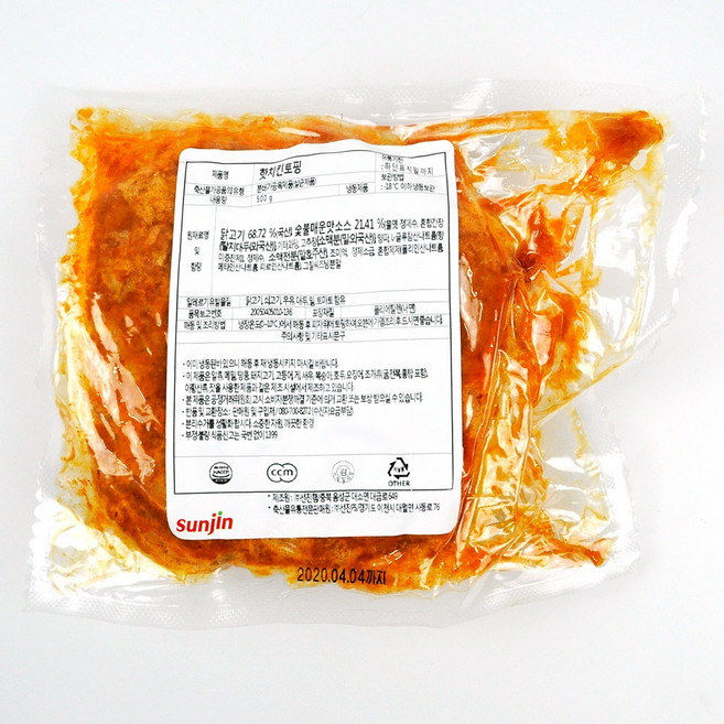 선진FS 핫치킨토핑, 1개, 500g