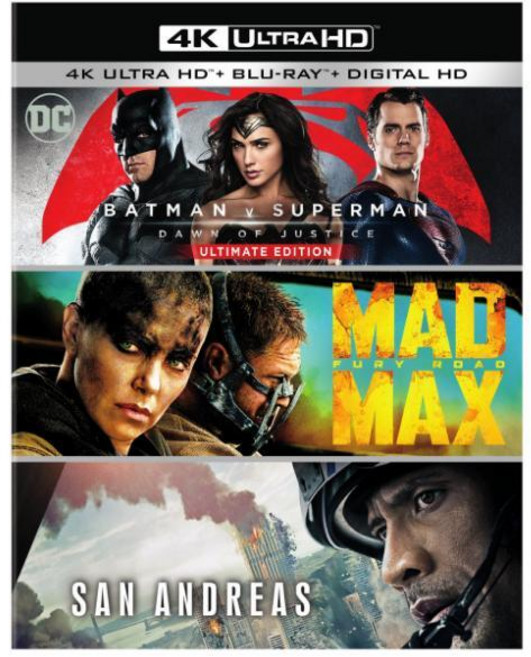 배트맨 대 슈퍼맨 / 매드맥스 / 샌 안드레아스 (4K UHD 영어)