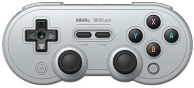 [국내정발] 8BitDo 블루투스 게임패드 SN30 PRO, GRAY
