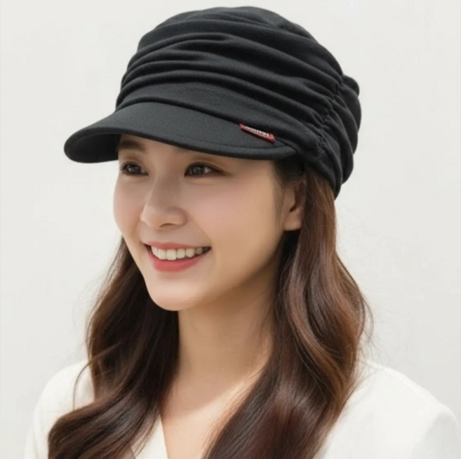 YIEUN 가을 겨울 솔리드 셔링모자 산책 등산 남녀공용 따뜻한 보온모자