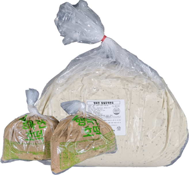 행복한 찹쌀호떡반죽(10kg)+호떡소 2개