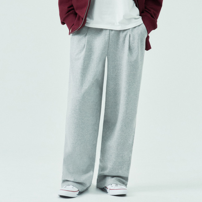 세븐무드 남성 여성 남녀공용 무지 베이직 버뮤다 원턱 와이드 트레이닝 바지 스웨트 팬츠