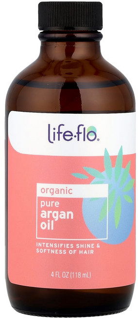 Life-flo (라이프 플로 헬스) 유기농 퓨어 아르간오일 118ml(4oz), 118ml, 1개