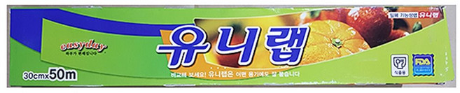 유니랩 업소용 비닐랩 가정용랩 식품용 30Cm 10EA, 50m, 10개