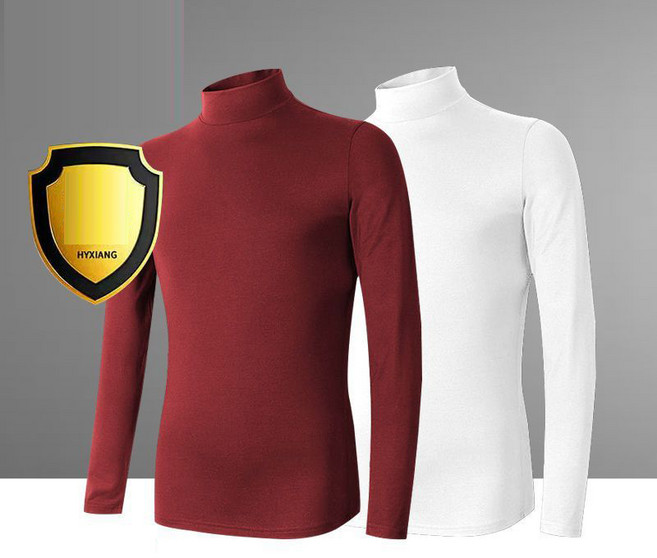 1+1 남성 봄 가을 반폴라 티셔츠 루즈핏 슬림핏 얇은 이너 긴팔티 겨울 심플 솔리드 긴팔 티셔츠 상의 빅사이즈 WMY