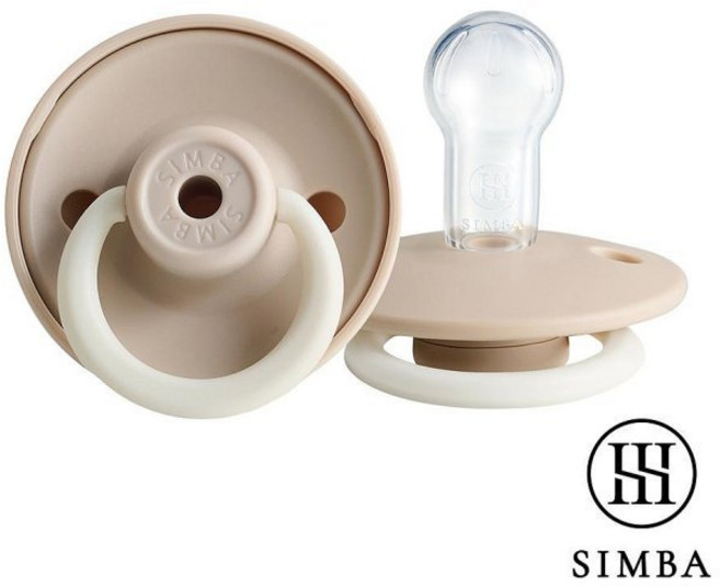 小獅王辛巴 扭扭圓型夜光安撫奶嘴 全齡適用, 1個
