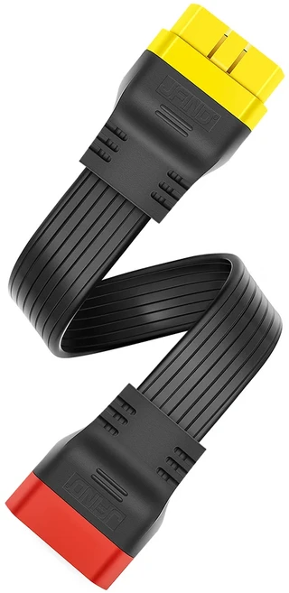 OBD2 스캐너 엔진 코드 리더 자동차 진단 도구 전압 테스트 PK ELM327 Foxwell Ancel, 02 36CM OBD Cable