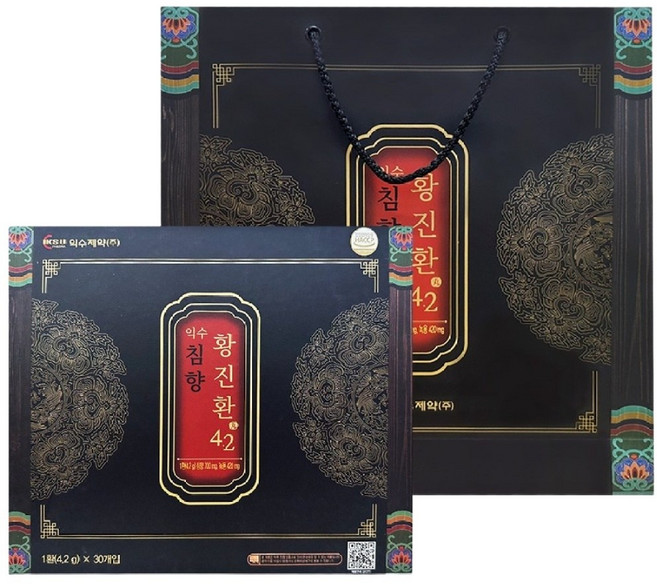 익수 침향 황진환 4.2 30환 침향 700mg 녹용420mg, 126g, 1박스