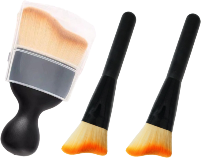 컴포스텝 실내 세차 키보드 초미세 브러쉬, 1세트, WSA-002A