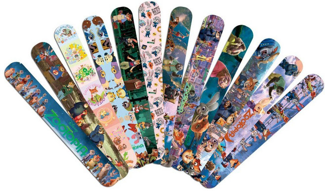 주토피아 생일파티 장식 식기세트 풍선 배너 키트, 20 12pcs snap bracelet