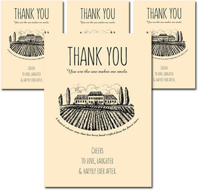 행복한농부 와인라벨 스티커 A형