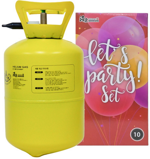 별이네파티 일회용 헬륨가스 10개용, 1개