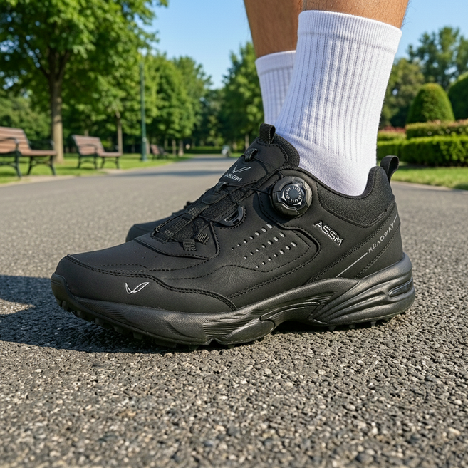ASSM 가벼운 남성 다이얼신발 일반 생활방수 운동화 H-100
