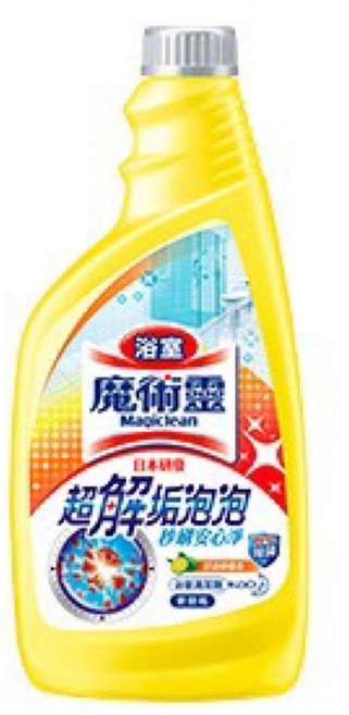 魔術靈 玻璃清潔劑補充瓶 500ml, 浴室更替, 1個