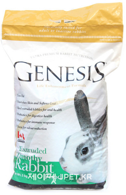 제네시스 울트라 프리미엄 티모시 래빗푸드, 5kg, 1개